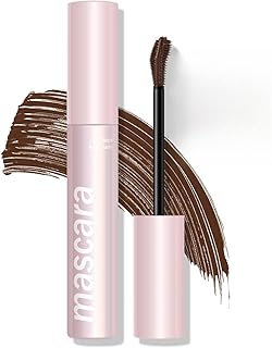 Máscara de pestañas de volumen marrón, máscar...