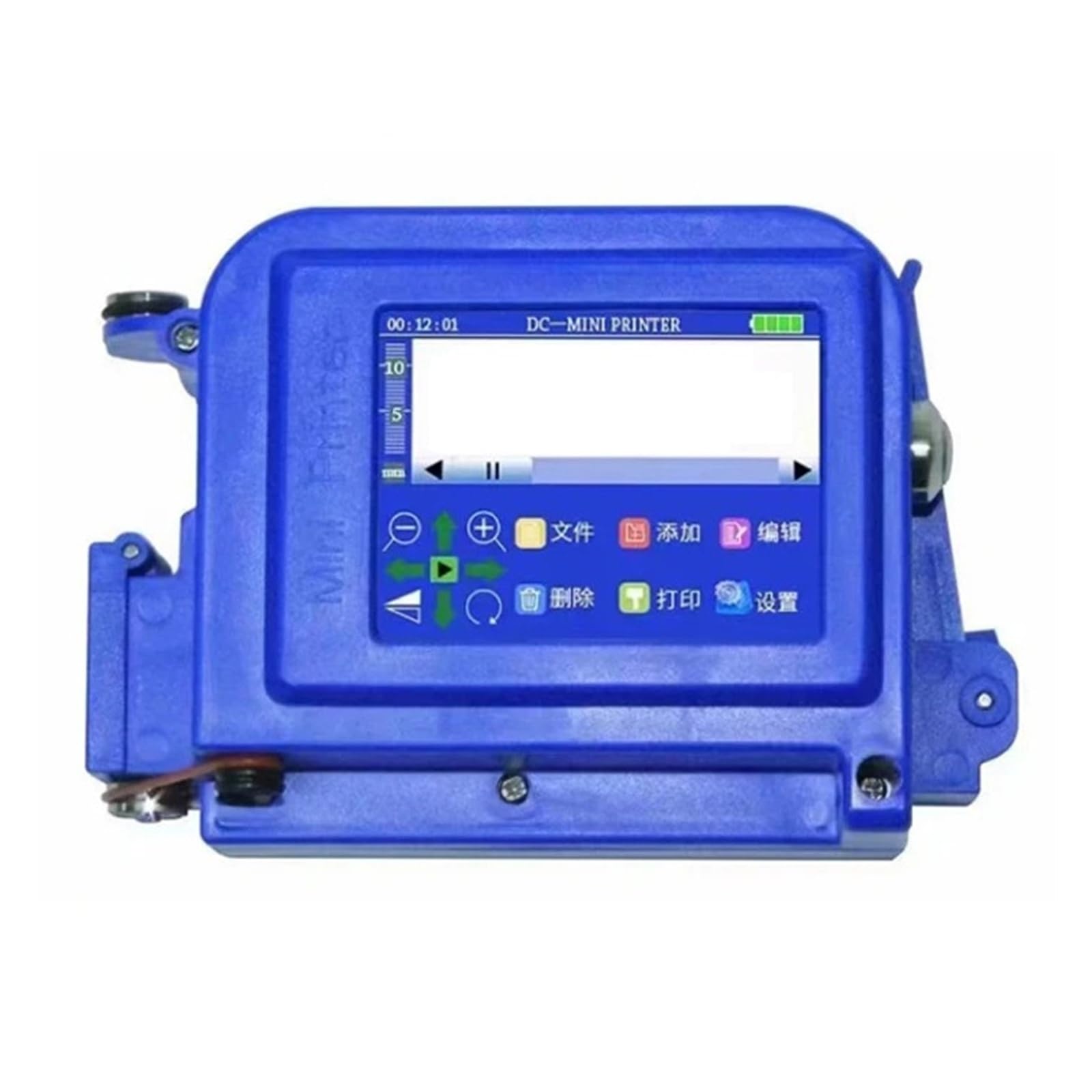 MYUYEE 12.7Mm Touch Screen Qr Bar Batch Code Date Logo Expiry Label Portable Handheld Jet Thermal Inkjet Printer On Any Surfaces