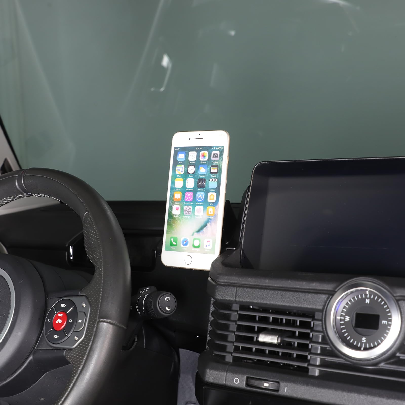 Magnetyczny uchwyt samochodowy na telefon kompatybilny z Ineos Grenadier 2020-2026, konsola środkowa, uchwyt na telefon komórkowy, obracany o 360°, uchwyt na telefon do smartfonów od 4 do 7