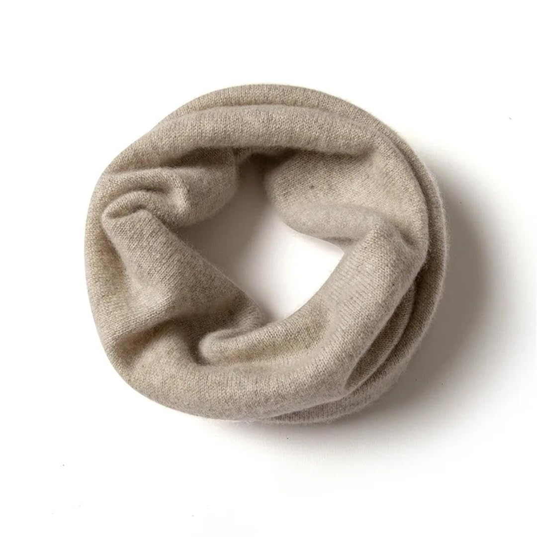 Bufanda de cachemira de color liso para mujer y hombre, cálida y suave para el cuello en invierno.