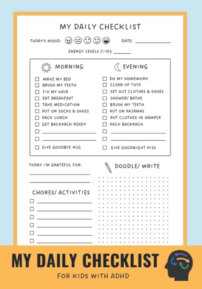 my-daily-checklist-for-kids-with-adhd-journal-for-hyperactive-children-adhd-asd-chore-tracker-routine-planner-peal-piper-amazon-com-books