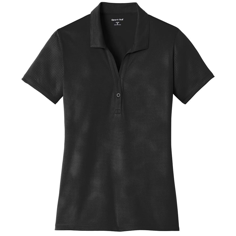 SanMar Ladies Big Size Embossed PosiCharge Tough Polo T-Shirt
