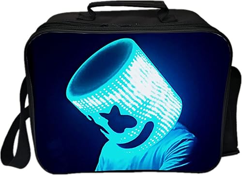 Caja de almuerzo de música para DJ, bolsa de picnic escolar, bolsa de comida para estudiantes