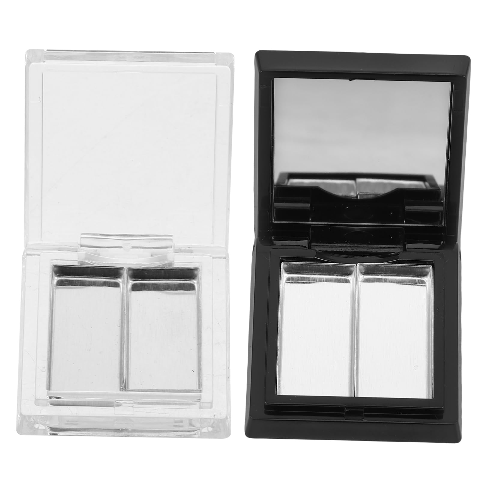 VINTORKY Diy Lipstick Eyeshadow Palette Empty Pans 2-in-1 Travel Makeup Organizer Blush and Concealer