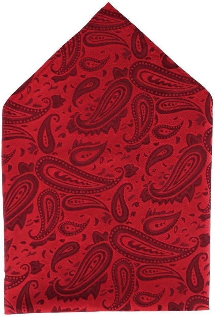 Trafalgar Men's Banbury Tone on Tone Paisley 12 Inch Silk Pocket Square