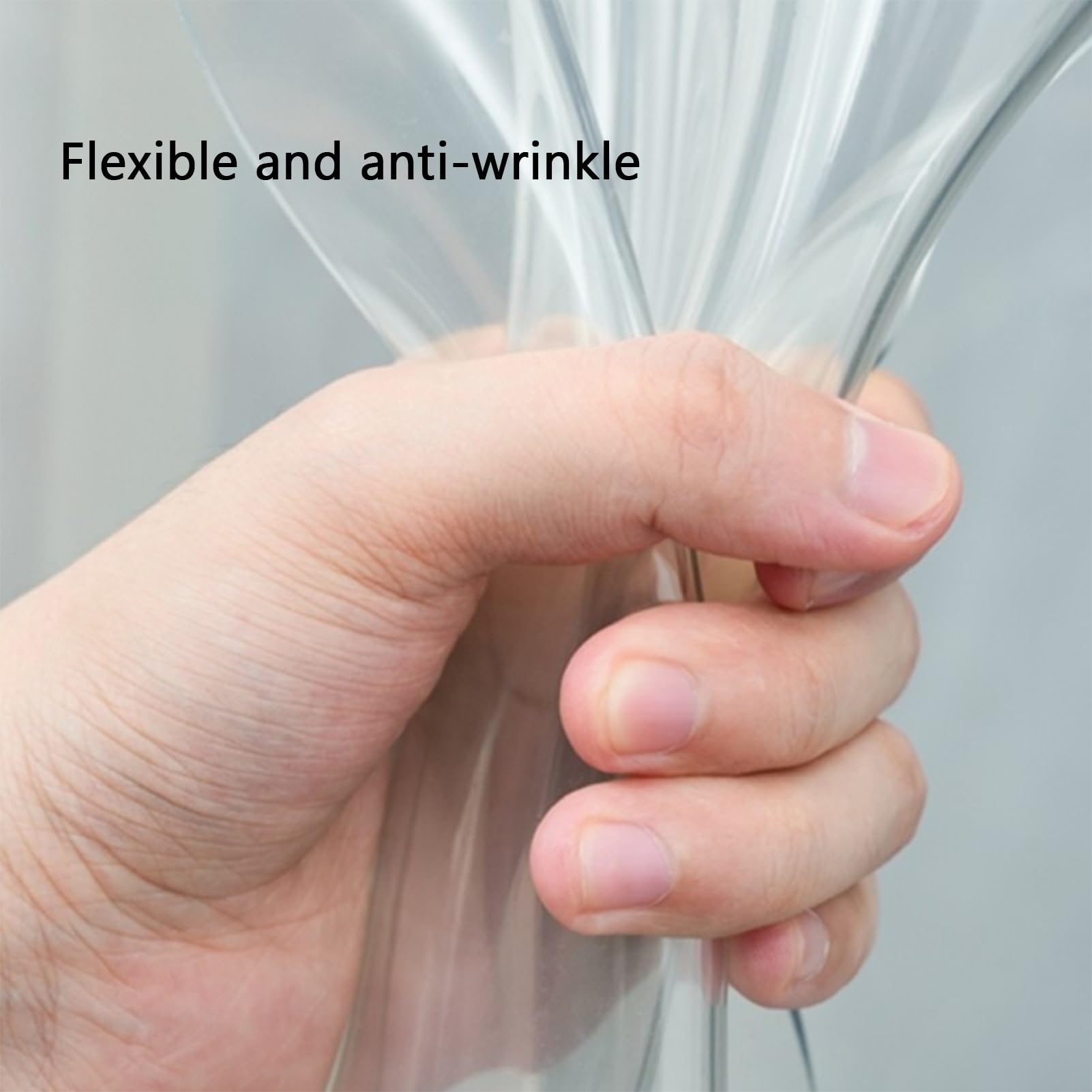 Rideau Lamelle Verticale Bandes Porte Plastique Anti-froissement Rideaux Lanières PVC Entrepôts, Ateliers(90x230cm/35.43x90.55in)