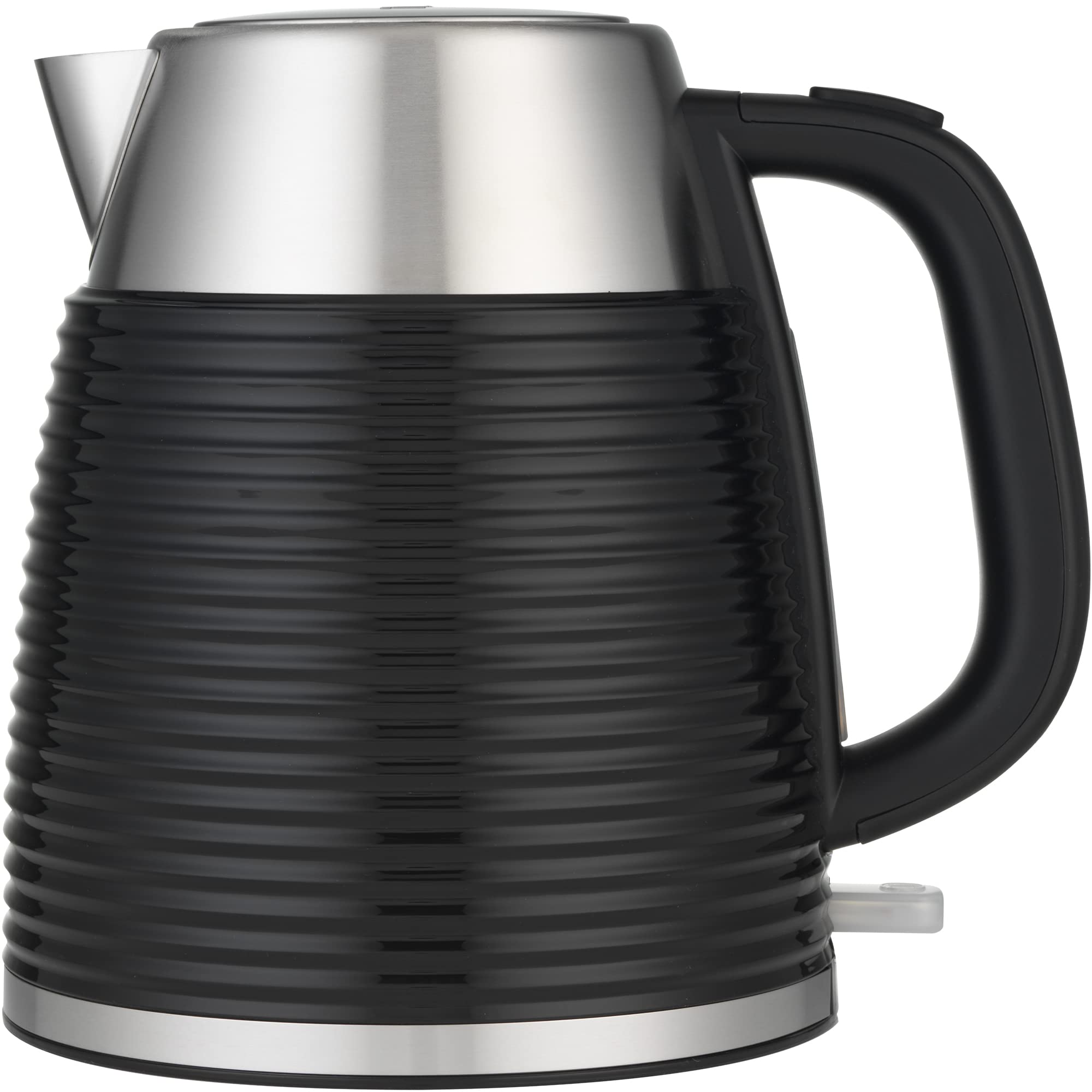 T4TEC British designed Cordless Kettle - Black and Stainless Steel-TT - KT803UK, Black & Stainless Steel