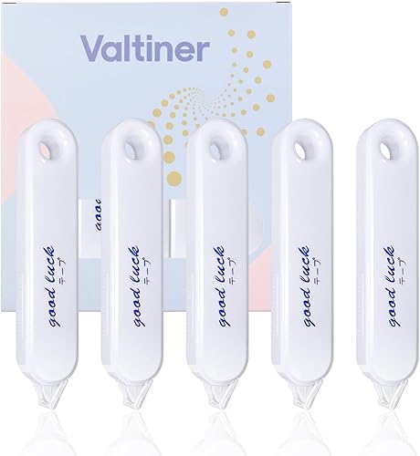 Miniatura 12 de Cinta correctora de 5 piezas, estética, bonita cinta extraíble blanca, de secado rápido, corrección instantánea, fácil de usar para suministros