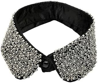 Cuello De Gasa Con Volantes Dorados – Desmontable Y Ajustable (38 Cm) Para Disfraces Renacentistas Y Victorianos