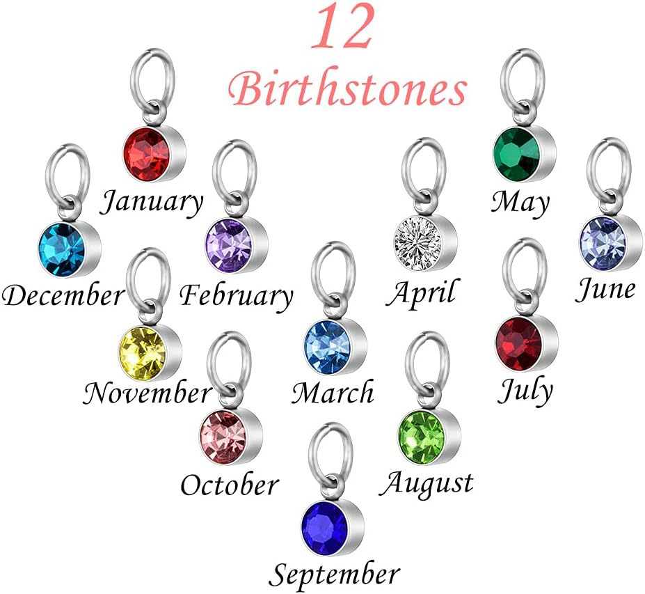 XIUDA Heart Cremation Jewelry for Ashes Urn Necklace with Birthstones Ash Necklace Memorial Cremation Necklaces for Women-I'll Hold You in My Heart Until I Hold You in Heaven - Image 5