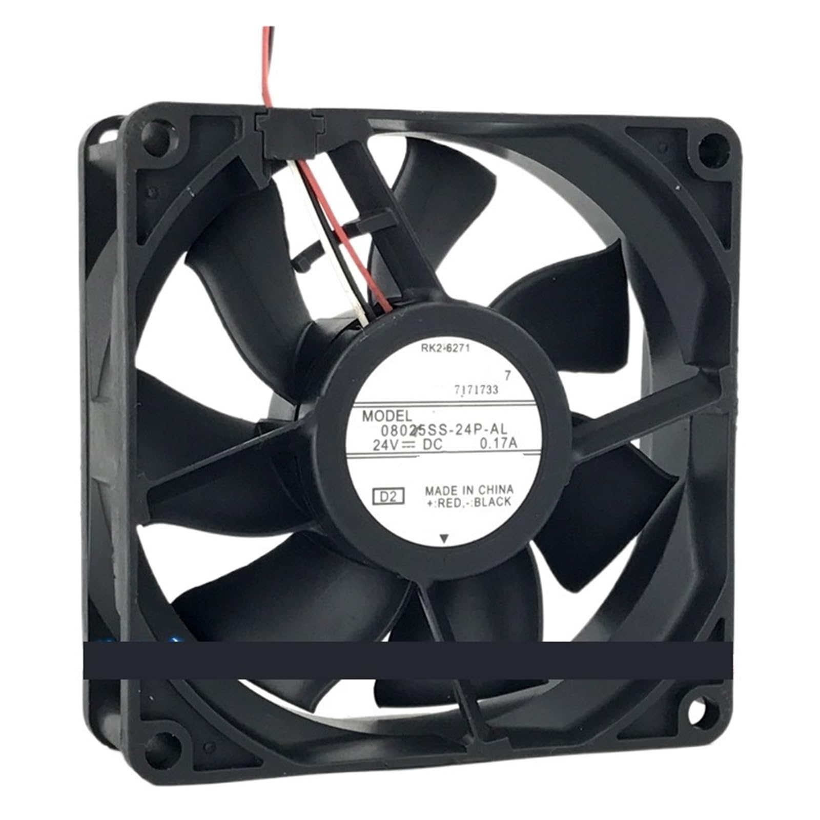 ANERTQUIH 08025SS-24P-AL 24V 0.17A 8025 80 * 25mm Cooling Fan
