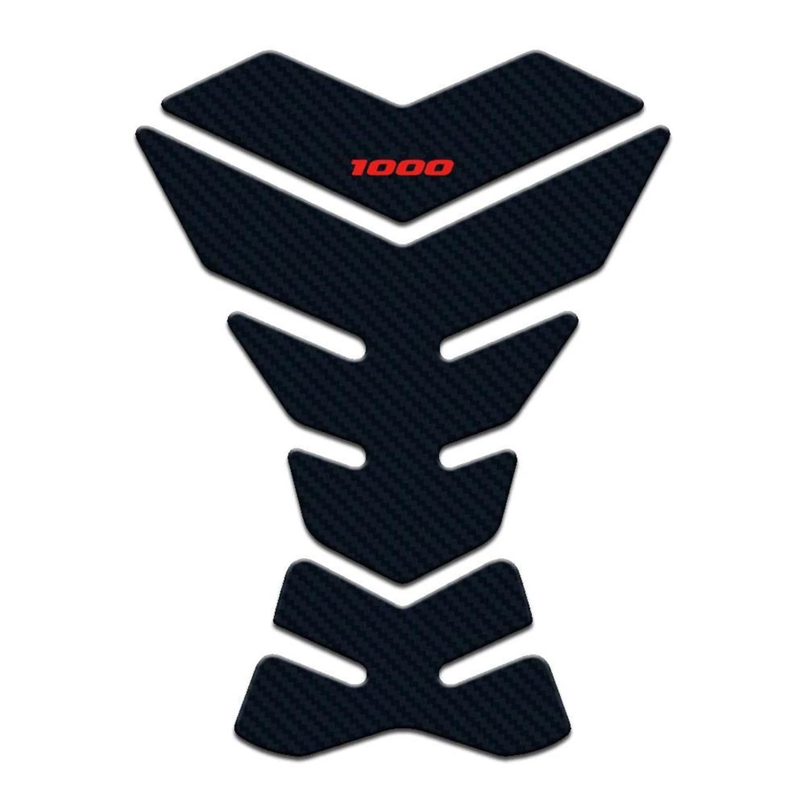 Accessori Moto Decalcomanie Per Serbatoio Carburante Adesivi Gas Per CBF1000 CBF 1000 La Fibra Di Carbonio(B red)