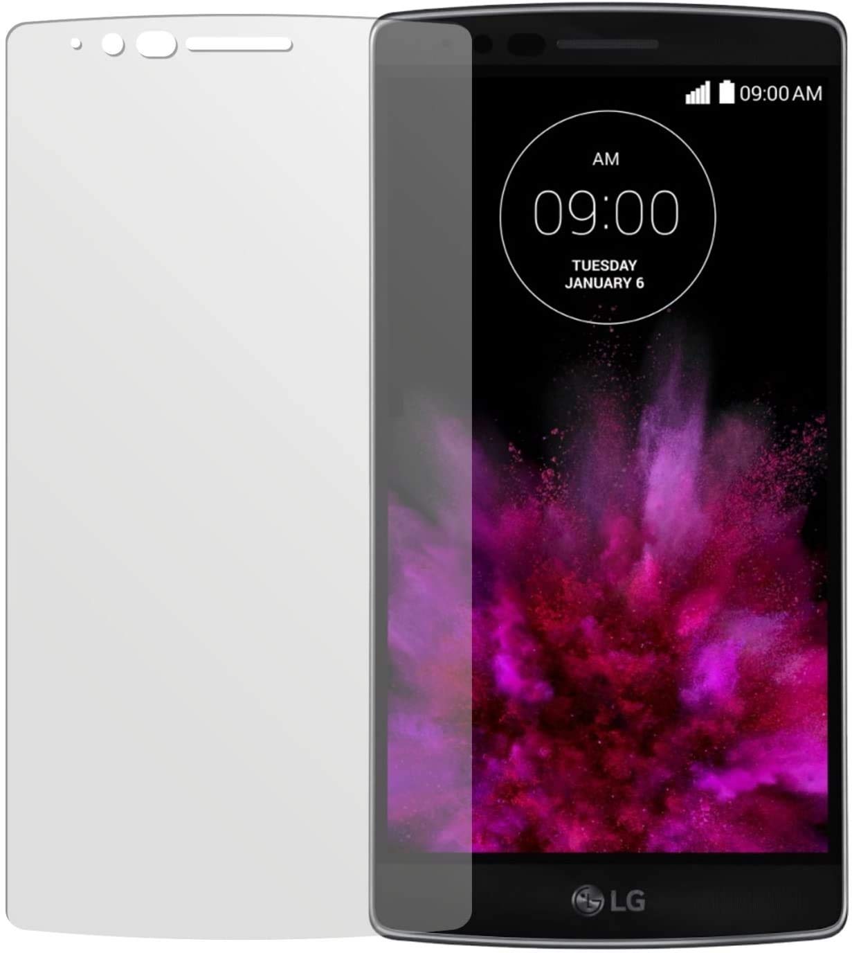 dipos screen protector films compatible with LG G Flex 2 (pack of 6) - anti glare screen protector matte