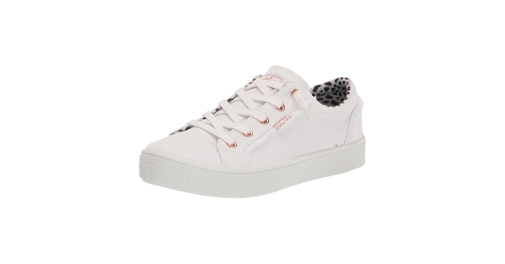 Amazon.com | Skechers Women's Bobs 113328 P Sneaker, White