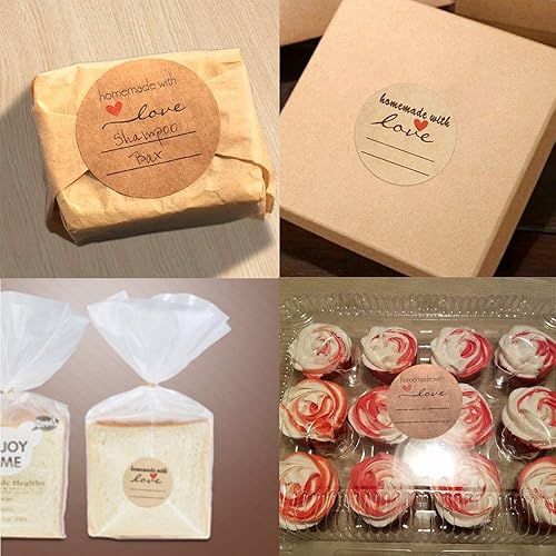 Miniatura 2 de Etiquetas para tarros de mermelada y gelatina, etiquetas de enlatado para tarros Mason y más (2 pulgadas redondas 500rollo) con líneas para