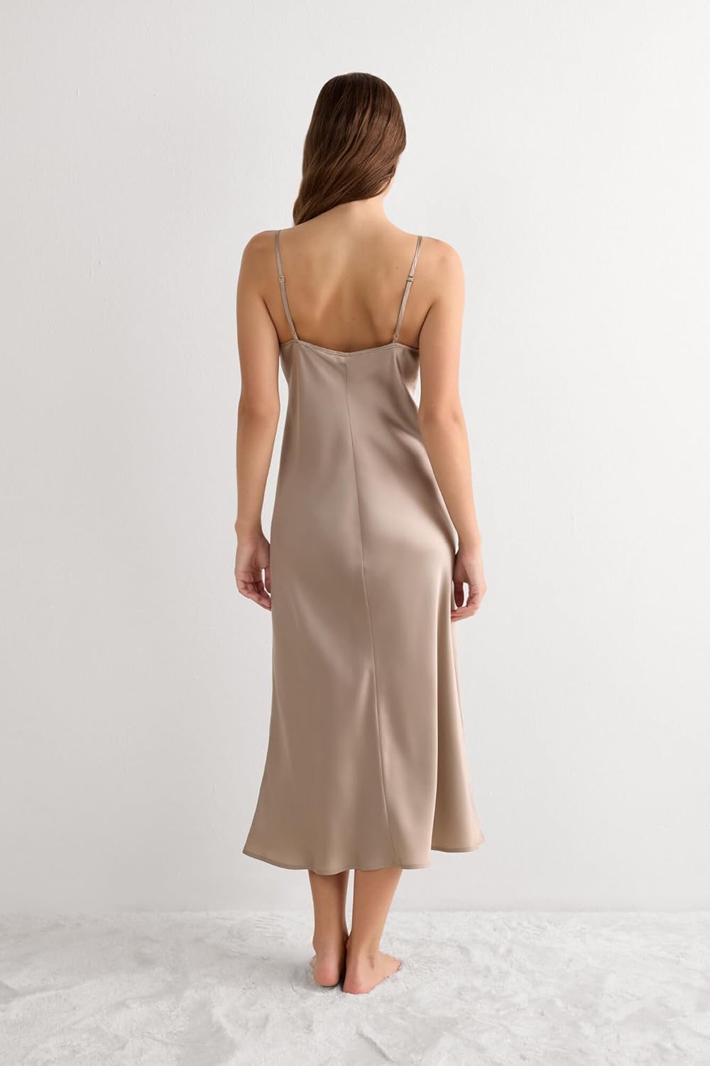 Intimissimi Woman's Midi-Length Slip in Silk
