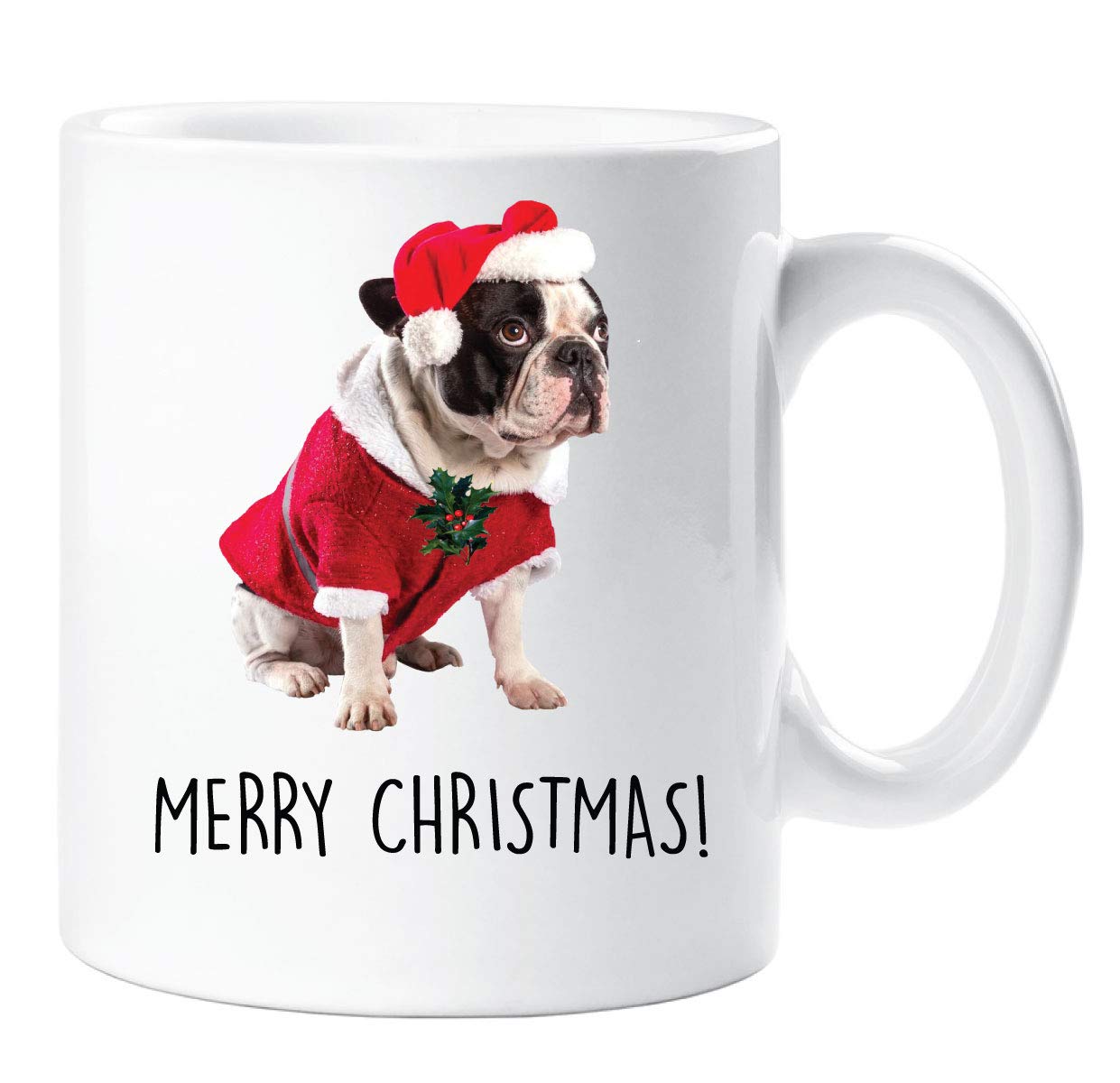 60 Second Makeover Limited Christmas Frenchie Mug Merry Christmas Pet Present French Bull Dog Mum Dad