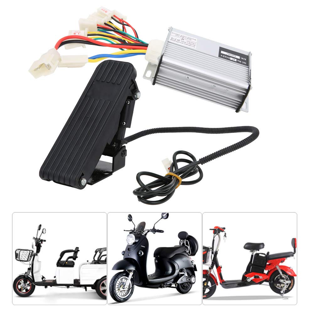Contrôleur de brosse 48 V 1000 W avec kit de pédale pour vélo électrique, moto, tricycle