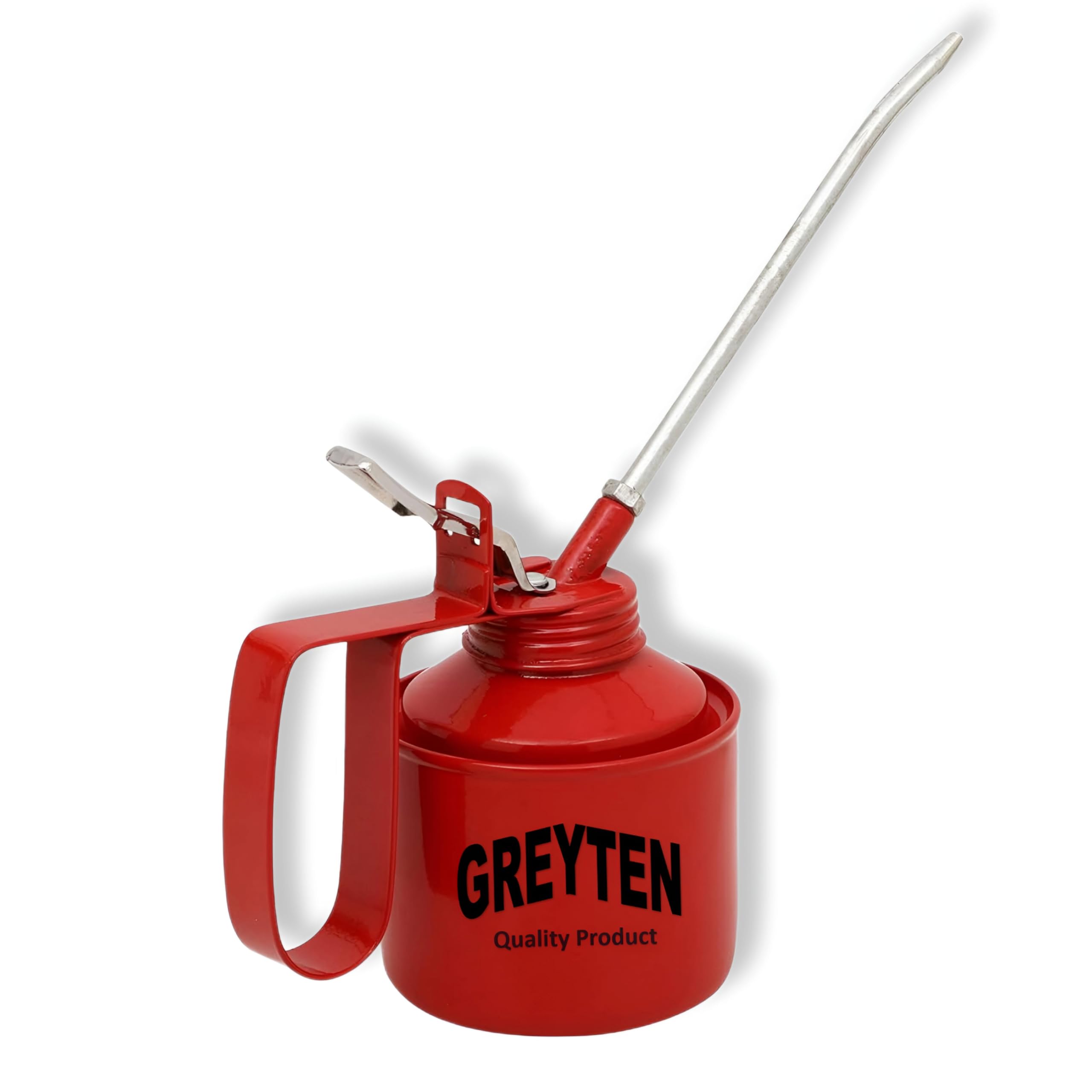 GREYTEN Oil Can, 1/4 Pint (150ml) Capacity Manual Pump Oil Can, Steel Pistol Type Oiler Can, Pistol Oiler Can with Straight Spouts, Hand Pump Oil Can injector for Car Bike Machine (B0CL12NZRG) Amazon Price History, Amazon Price Tracker