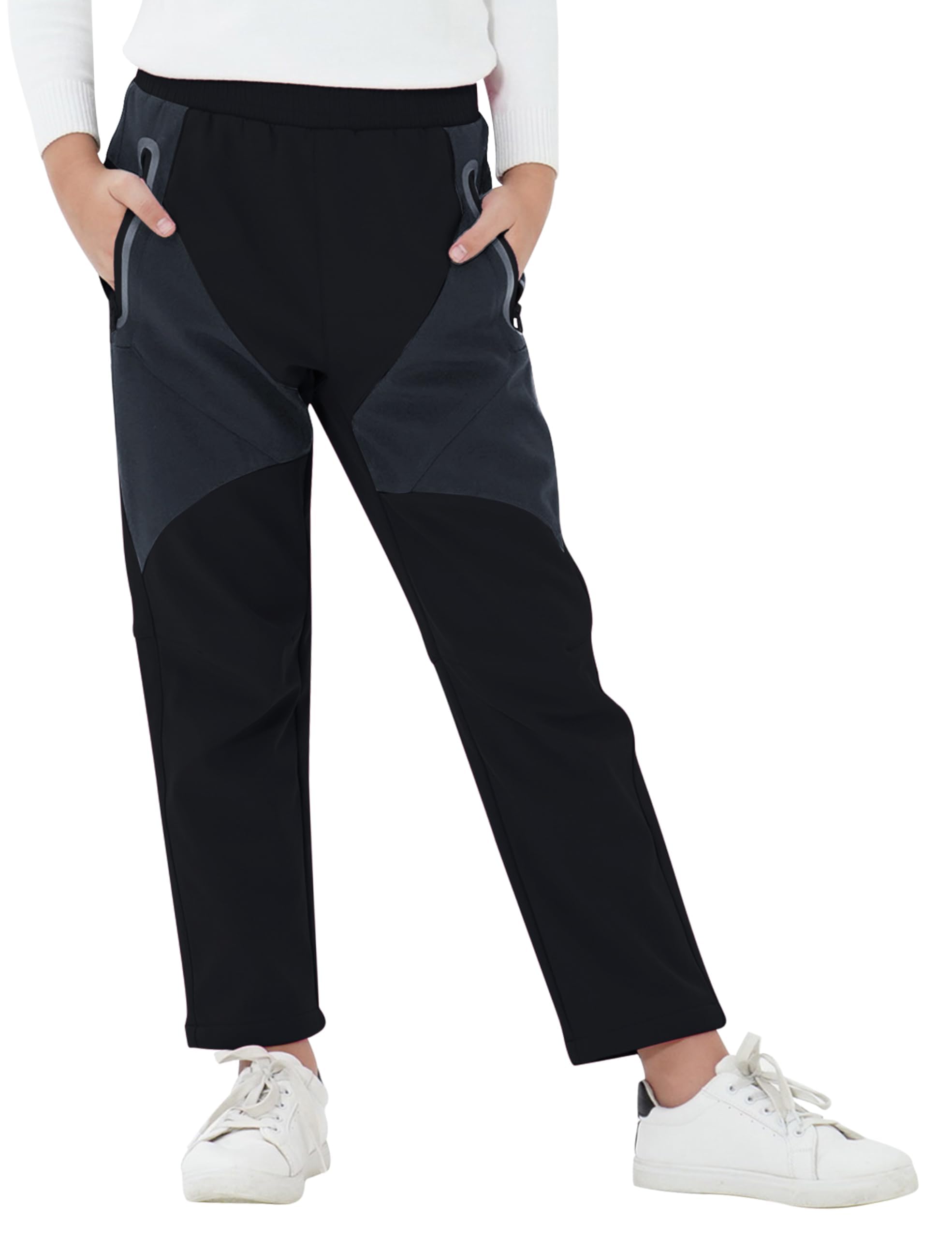 MoFiz Pantaloni Trekking Bambino Pantaloni Softshell Pantaloni Neve Pantaloni Sci Ragazzo Impermeabili Pantaloni da Invernali Pantaloni Escursionismo