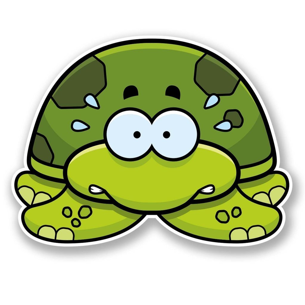 Destinationvinyl Multi 2 X 10Cm/100Mm Turtle Tortoise Vinyl Sticker Decal Laptop Travel Luggage Car Bike Sign Fun #6087