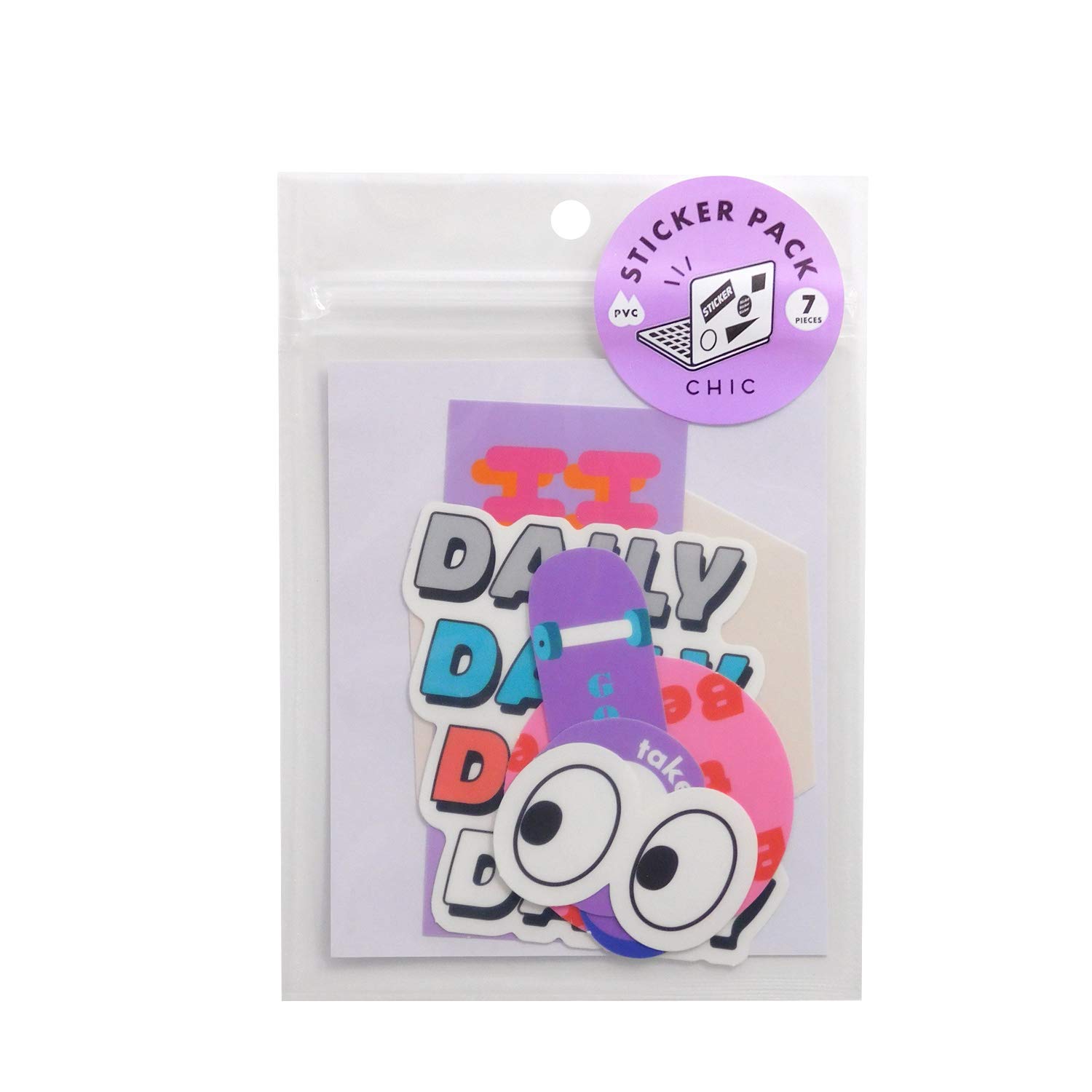 Amazon | グリーティングライフ ステッカー パック シック デイリー