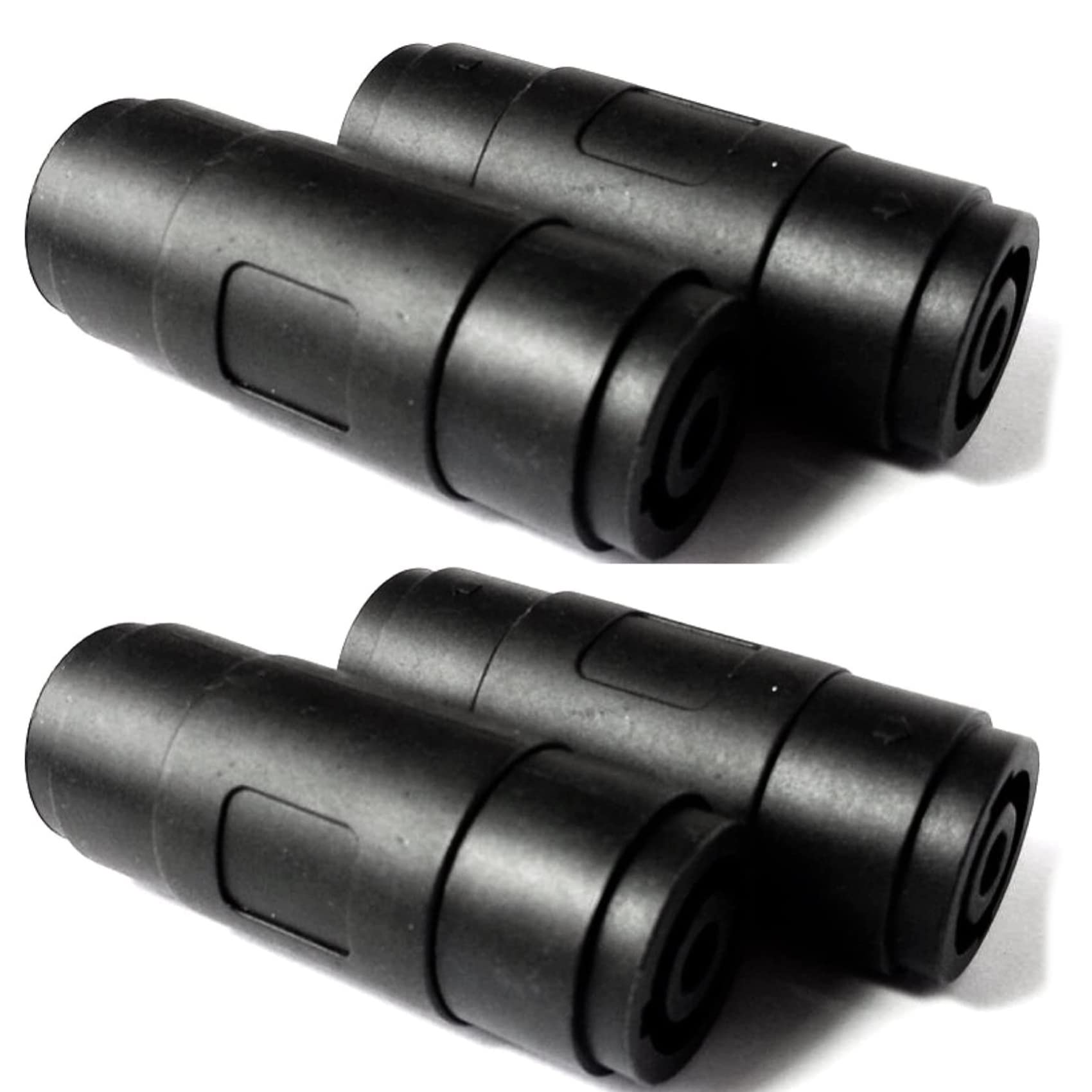 Altavoz de 4 /Amplificador Speakon Hembra a Hembra Conector de Cable Acoplador Recto (Paquete de 4)
