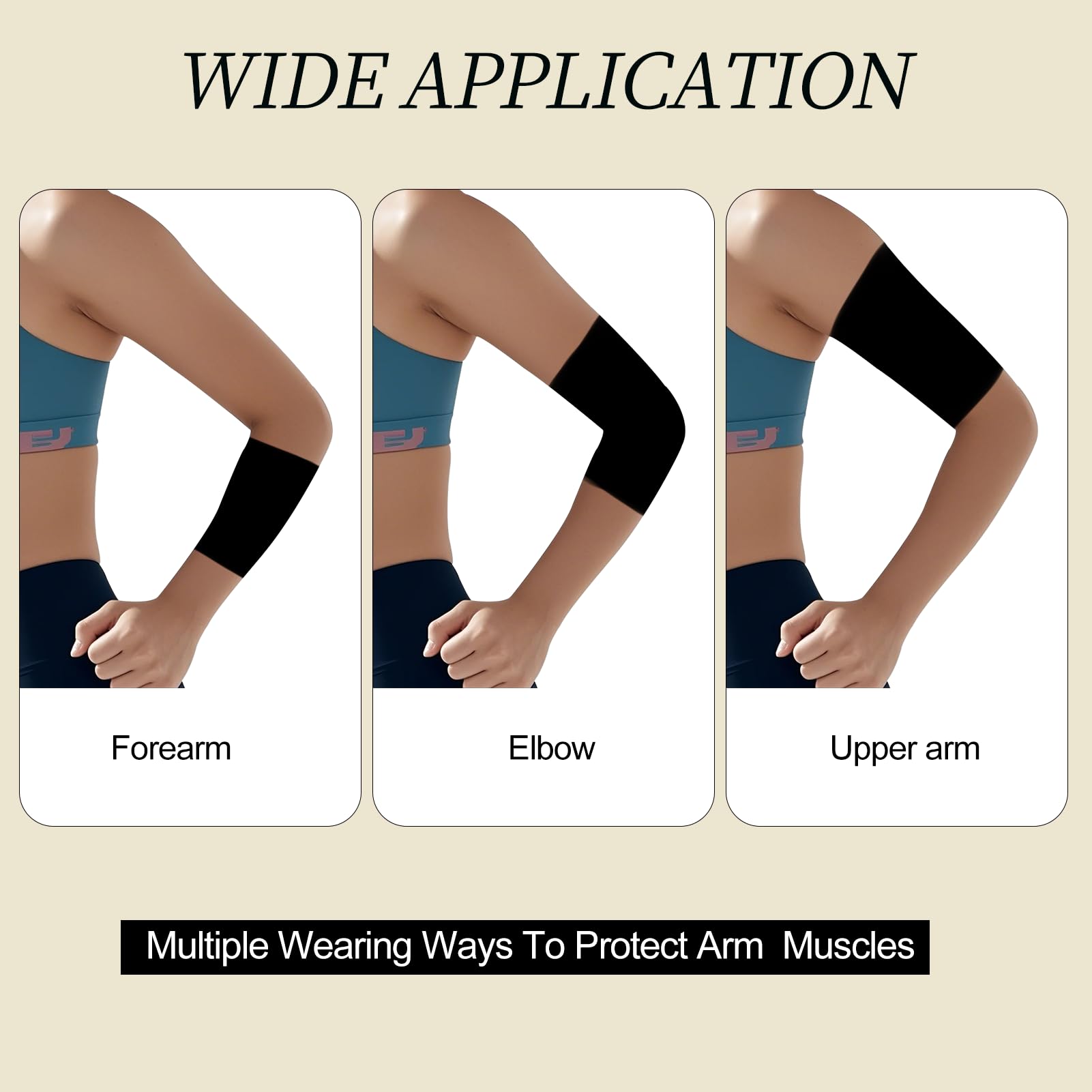 2 Paar Unterarm Tätowierung Abdeckung, Armsleeve Tattoo Abdeckung Unterarm-Tattoo-Band Kompressionsbandage Abnehmen ArmÄrmel Arm Sleeves Sportärmel Schlankmachende Armstulpen(Hautfarbe + Schwarz)