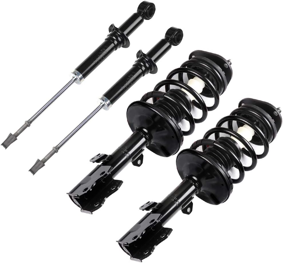 Front and Rear Shocks And Struts Replacement for 2004-2009 for Toyota Prius Struts Shocks with Coil Spring Assembly Replace 172358, 172357 341322, 72394, 4PCS