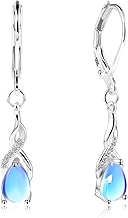 ALEXCRAFT 925 boucles d'oreilles en argent Zircon boucles d'oreilles pendantes pour femmes boucles d'oreilles pendantes cadeau pour femmes petite amie maman fille