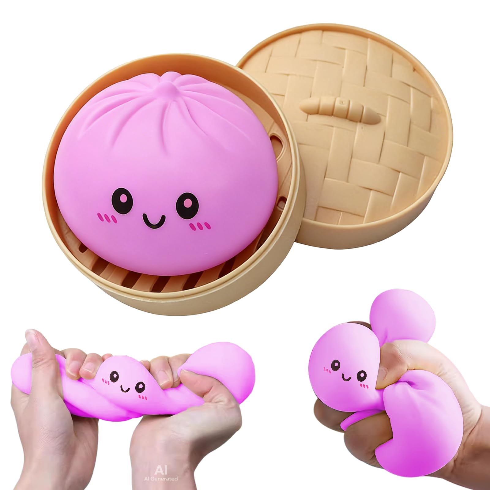 Amazon.co.jp: ミステリー餃子スクイーズおもちゃ、餃子ストレスボール