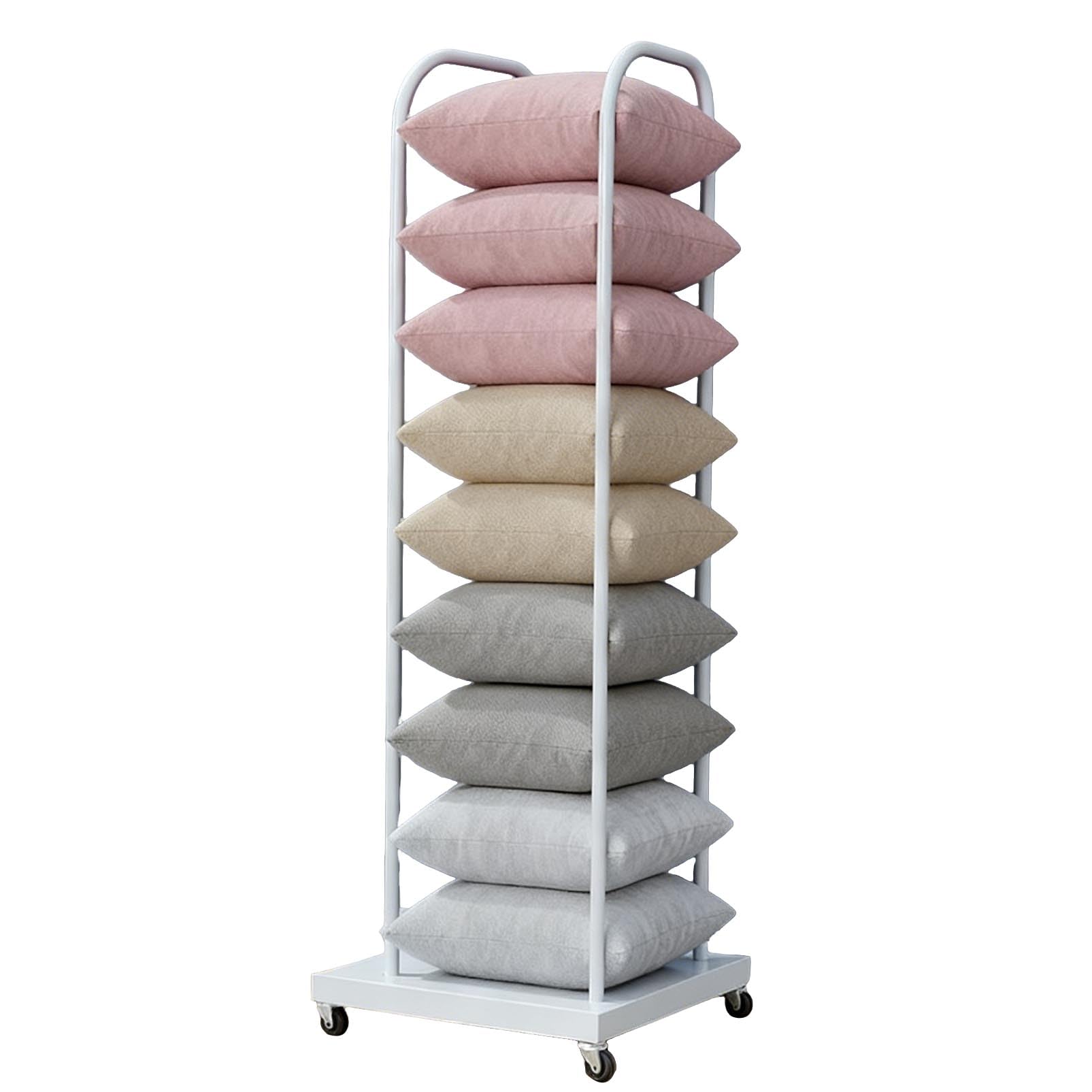 Support de rangement pour couvertures robuste étagère magasin dressing