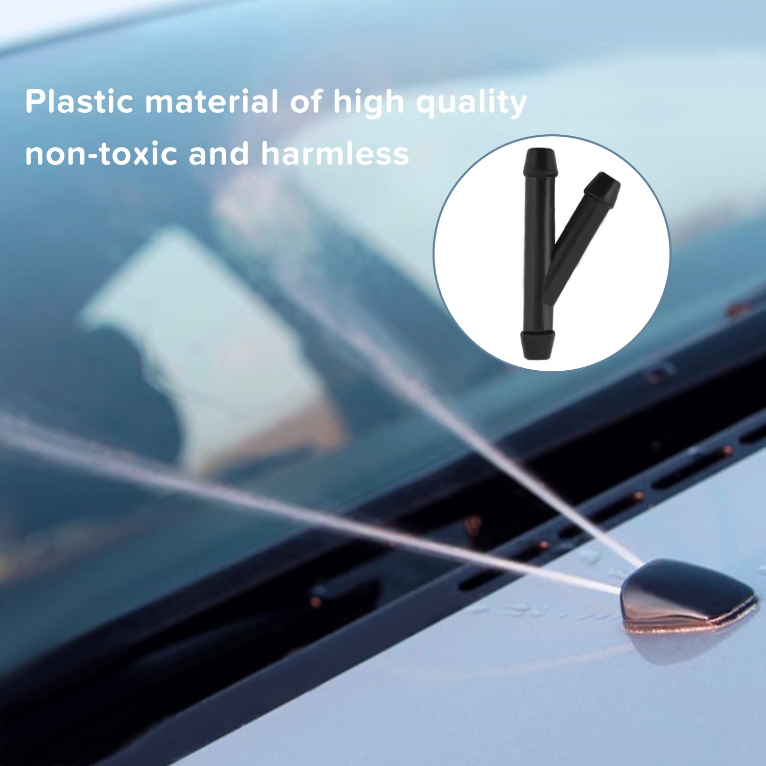 Kit Tubo Lavavetri Per Auto GOIEHIR – 4 Metri Con Connettori E Tergicristalli, 30 Pezzi, Universale, Nuovo