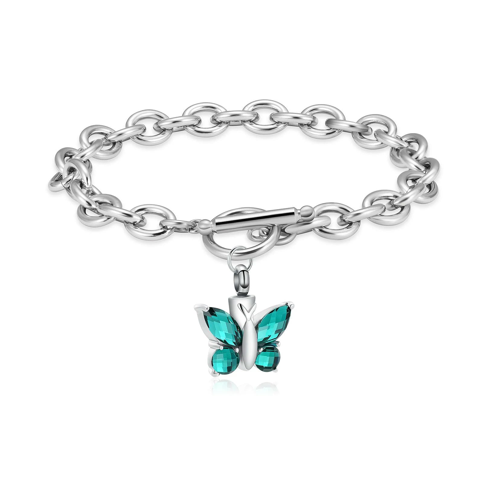 Bracelet pour cendres humaines et animaux résistant et discret
