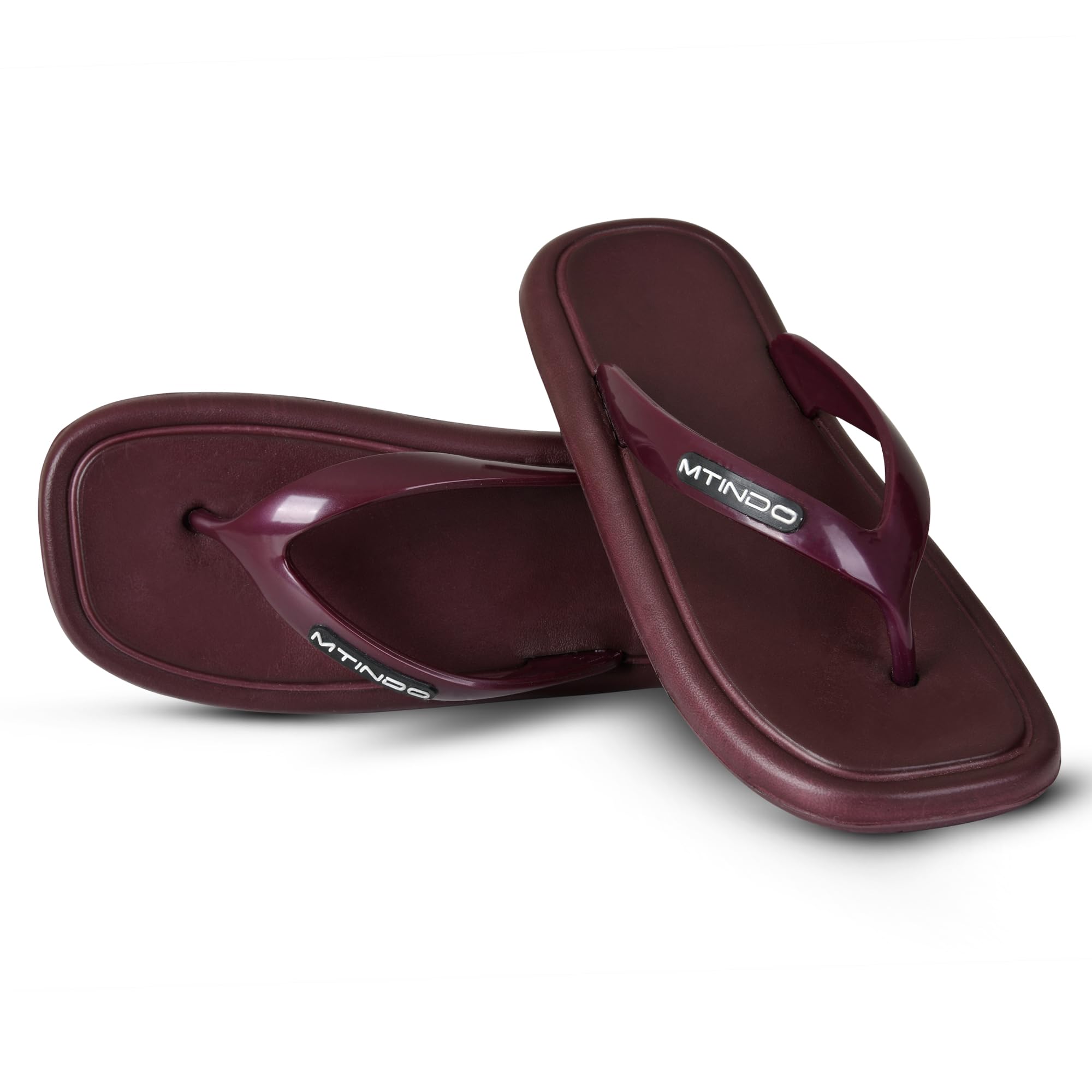 MTINDO Women & Girls Slippers, Flip Flop | Soft, Flat, Lightweight, Comfortable, Indoor and Outdoor Slides (Maroon, 6) (B0D3Y6G6N9) Amazon Price History, Amazon Price Tracker