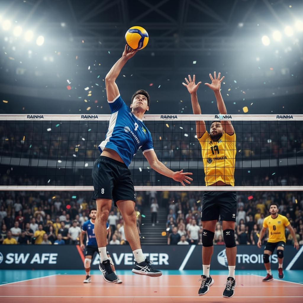 Bola de Vôlei Profissional Rainha 2.8 - Perfeita para Jogos em Areia e Quadra Para Treinos, Jogos e Lazer, Amarela + Bomba de Ar Bola de Vôlei Profissional Rainha 2.8 - Perfeita para Jogos em Areia e Quadra Para Treinos, Jogos e Lazer, Amarela + Bomba de Ar