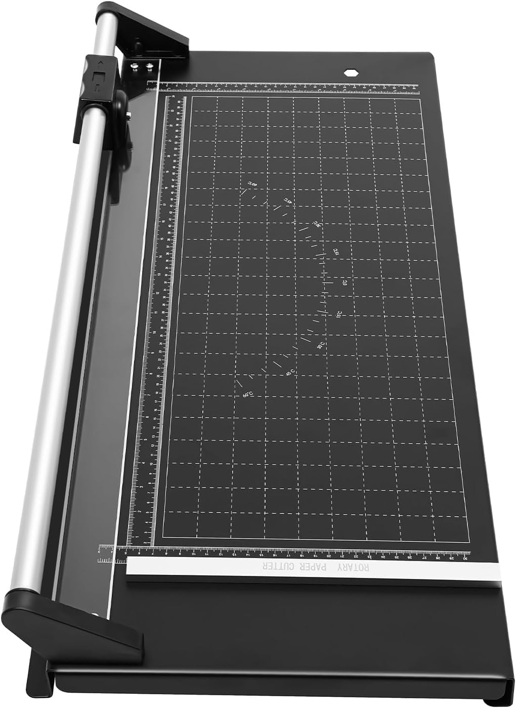 Taglierina Rotativa per Carta da 60 Cm con Righello E 2 Lame - Ideale per Negozi di Adesivi Fotografici, Uffici E Lavori Creativi - Strumento di Taglio di Precisione per Risultati Professionali