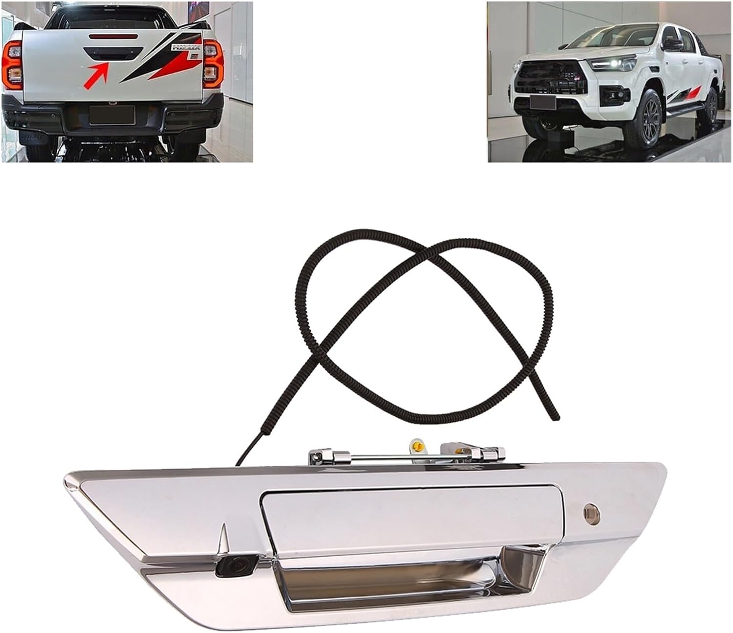 ハイラックス純正 テールゲートハンドル マットブラック