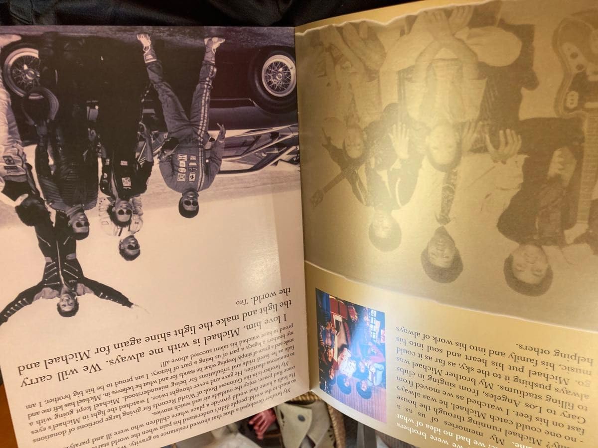 マイケルジャクソン　お葬式追悼パンフmichael jackson マイケルジャクソンお葬式追悼パンフmichael jackson