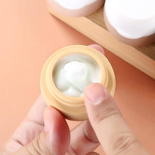Miniatura 3 de Contenedores de viaje para artículos de tocador, tarros de crema de silicona Gemice, recipientes de tamaño de viaje aprobados por la TSA, accesorios