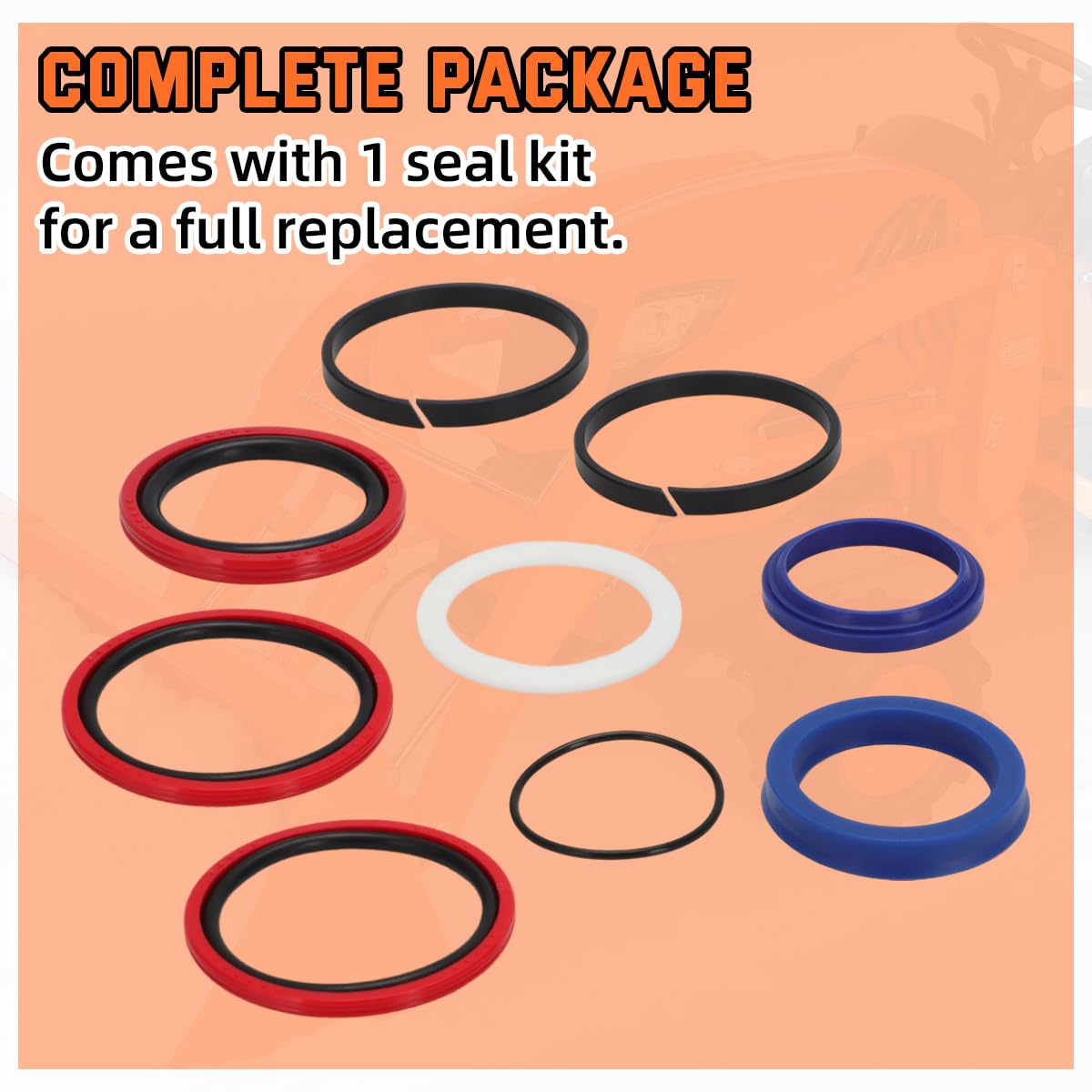 Seal Kit for Kubota Compact Tractor Loader LA1153S, LA1154A, LA1154S, LA1154E, LA1154SU - 7J417-64920 7J417-63400