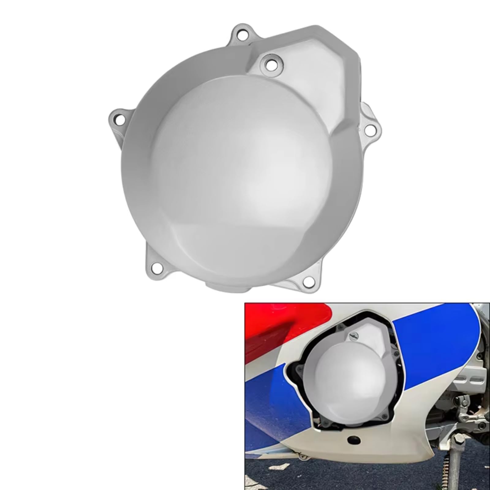 Alloggiamento Statore Moto Compatibile Con Yamaha Per FZR500 1989-1990 Per FZR600 1989-1997 Motore Del Motociclo Statore Copertura Carter Parti Di Ricambio