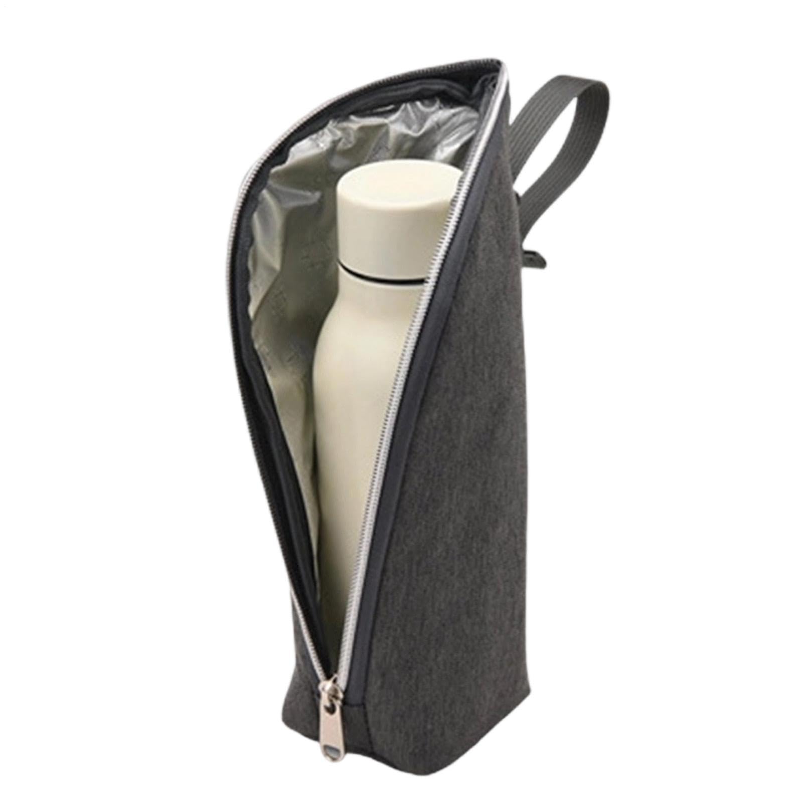 Water Bottle Bag | Zipped Portable Protector - Insulated Water Bottle Carrier | for Beer Soda Outdoor Sports CampingGolf Travel Hiking Gym