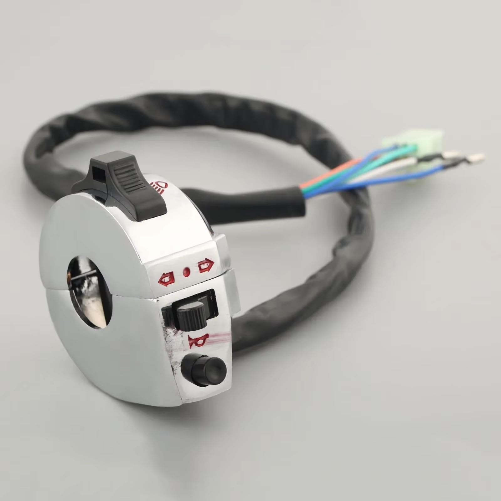 Para Yamaha 7/8 "22 Mm Interruptor Señal Giro Izquierdo Motocicleta