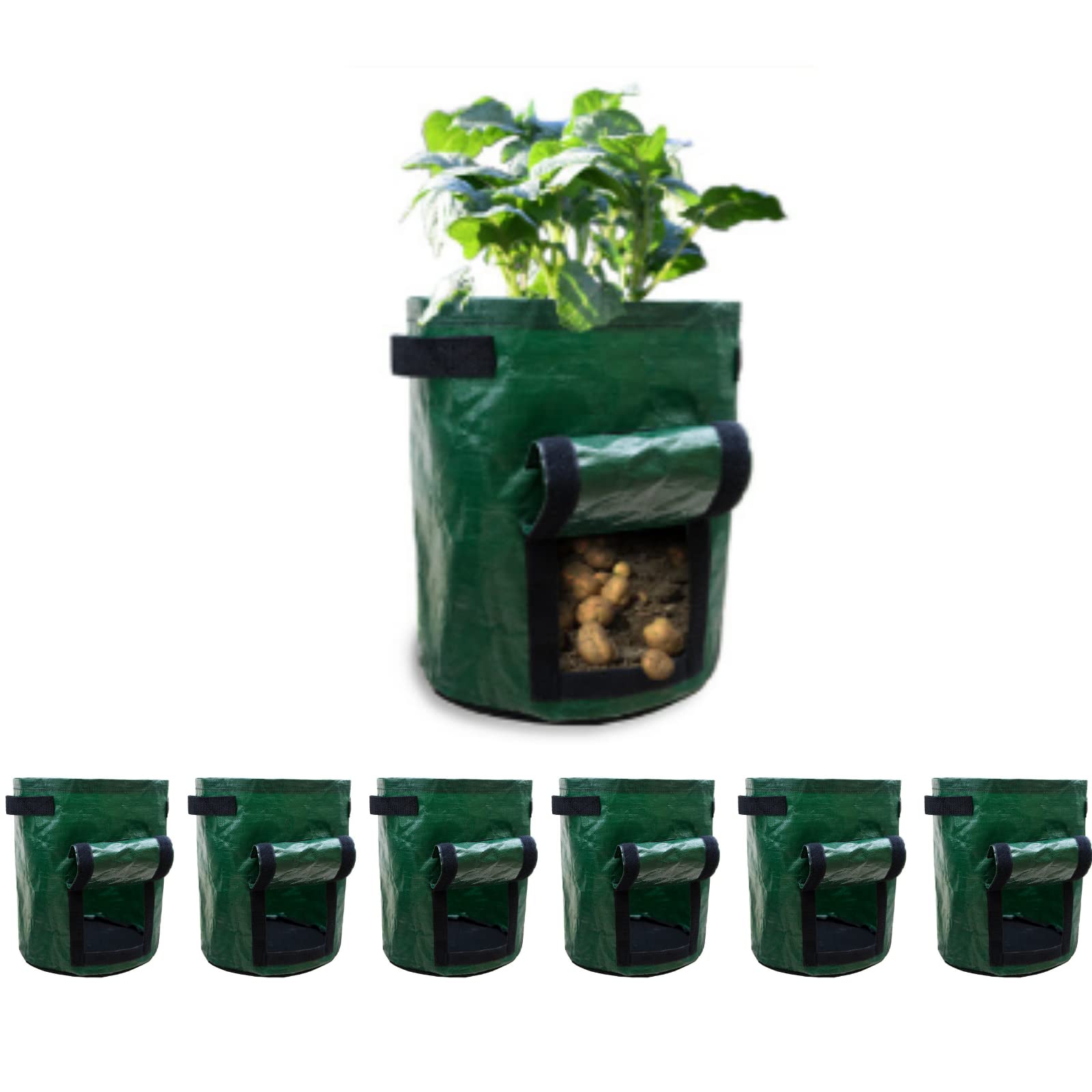 7GAL(30x35cm)-Pots De Culture De Pommes De Terre, Sacs De Plantation