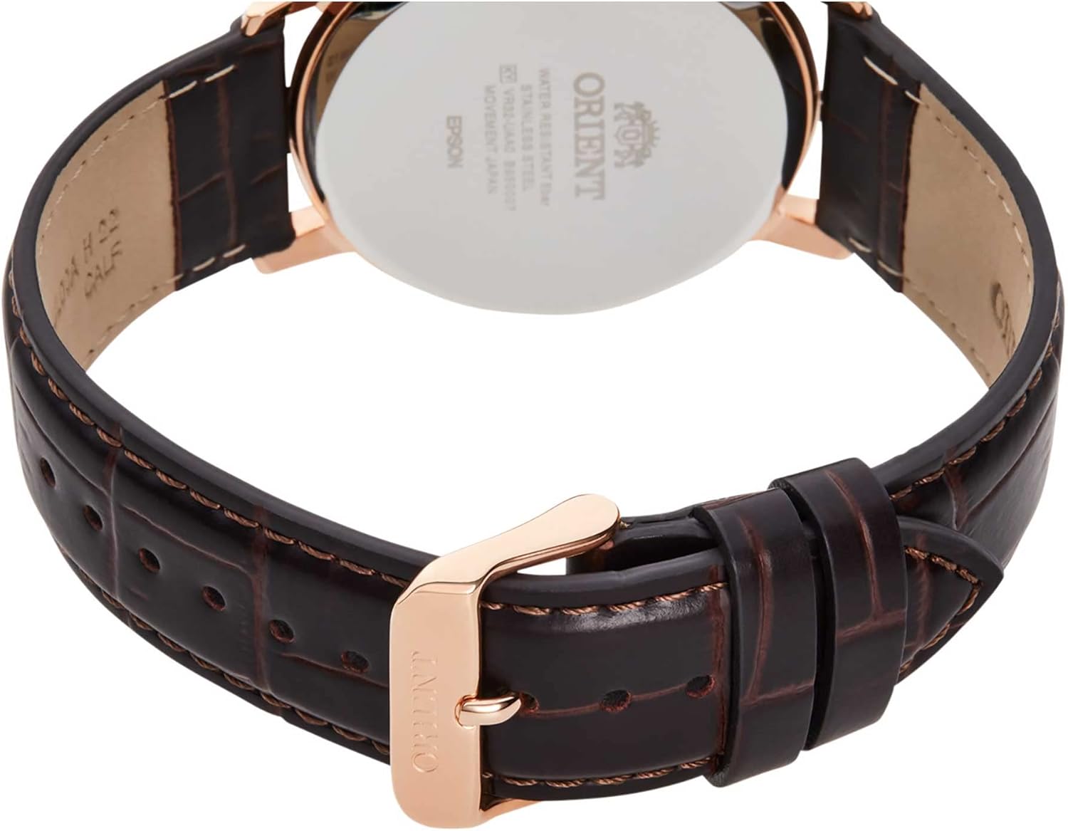 Orient Quartz Chronograph - Orologio da polso da uomo cronografo al quarzo casual in acciaio o pelle