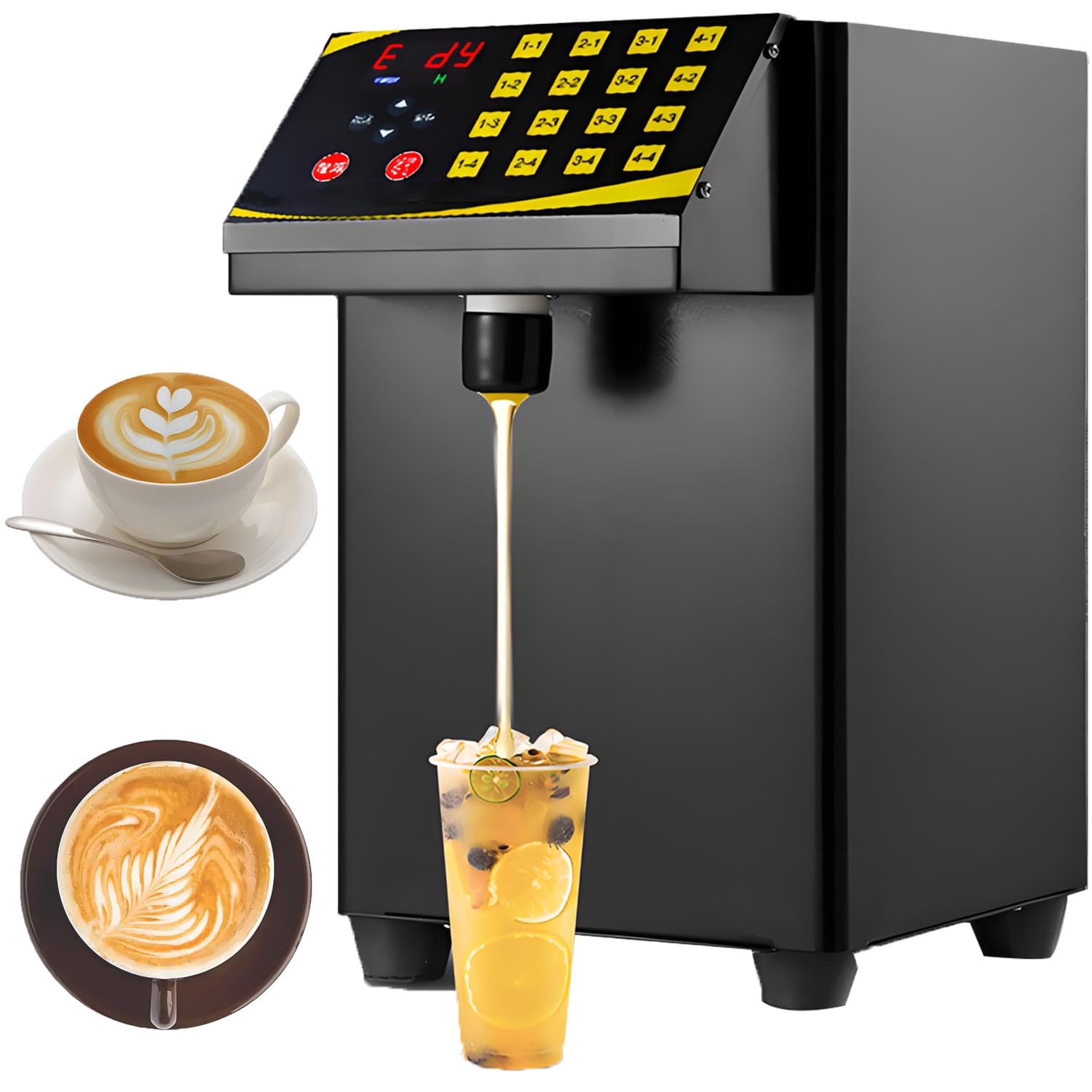 QuinteZhenTially 360w 8.5l Quantitative Fructose Dispenser Black