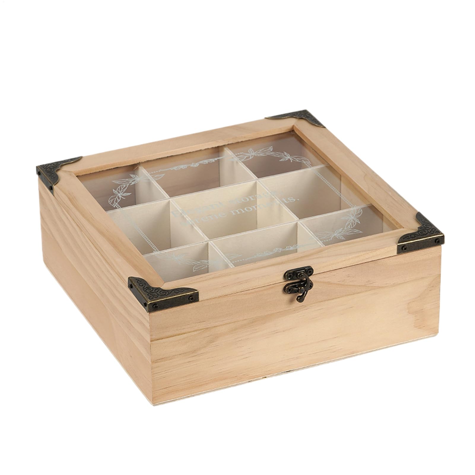Teedose Organizer Aufbewahrungsbox Für Teebeutel & Organizer | Dekorative Multifunktions-Als Präsentationsstation Für Gesellige Familienmomente