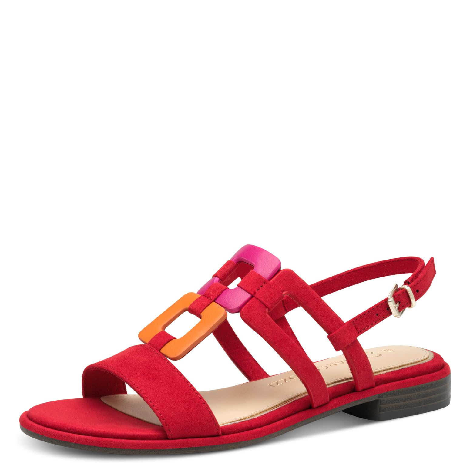 MARCO TOZZI Women's 2-28107-42 Sandals, red, 8 UK