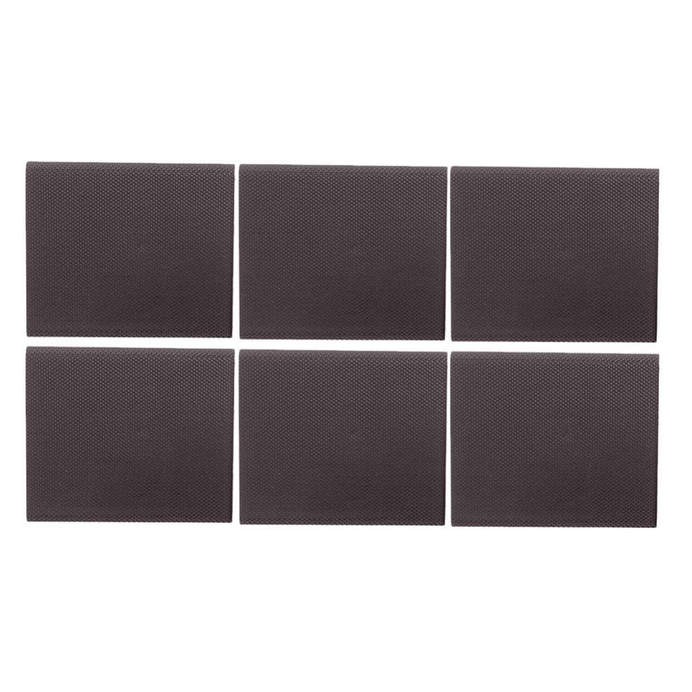 Angoily 6pcs Door Corner Seal Weatherstripping Exterior Door Frame Seal Wedge Draft Stopper Foam Adhesive Gaps Corner Seal Pads for Doors Jamb Window Protection Brown